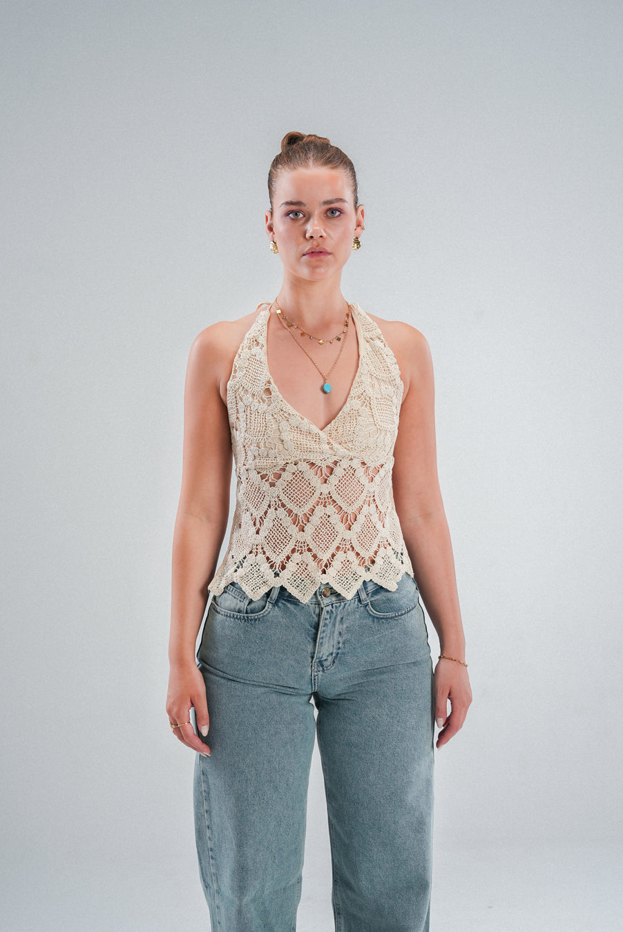 Crochet Top With Thin Straps