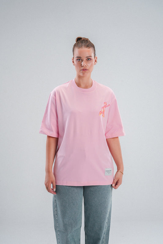 Dad, I love you” T-shirt in Pink