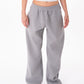 Wide-Leg Sweatpants in Grey