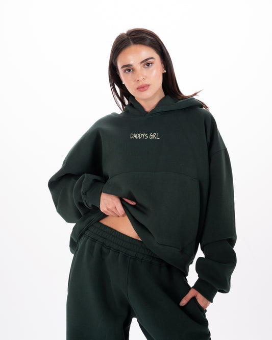 The Favorite Daughter Hoodie in Dark Green