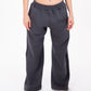 Wide-Leg Sweatpants in  Dark Grey