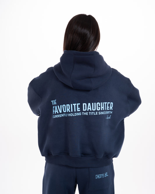 The Favorite Daughter Hoodie in Navy Blue