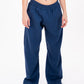 Wide-Leg Sweatpants in Blue