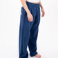 Wide-Leg Sweatpants in Blue