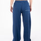 Wide-Leg Sweatpants in Blue