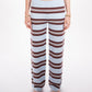 Striped Knit Pants in Blue