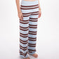 Striped Knit Pants in Blue