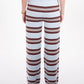 Striped Knit Pants in Blue
