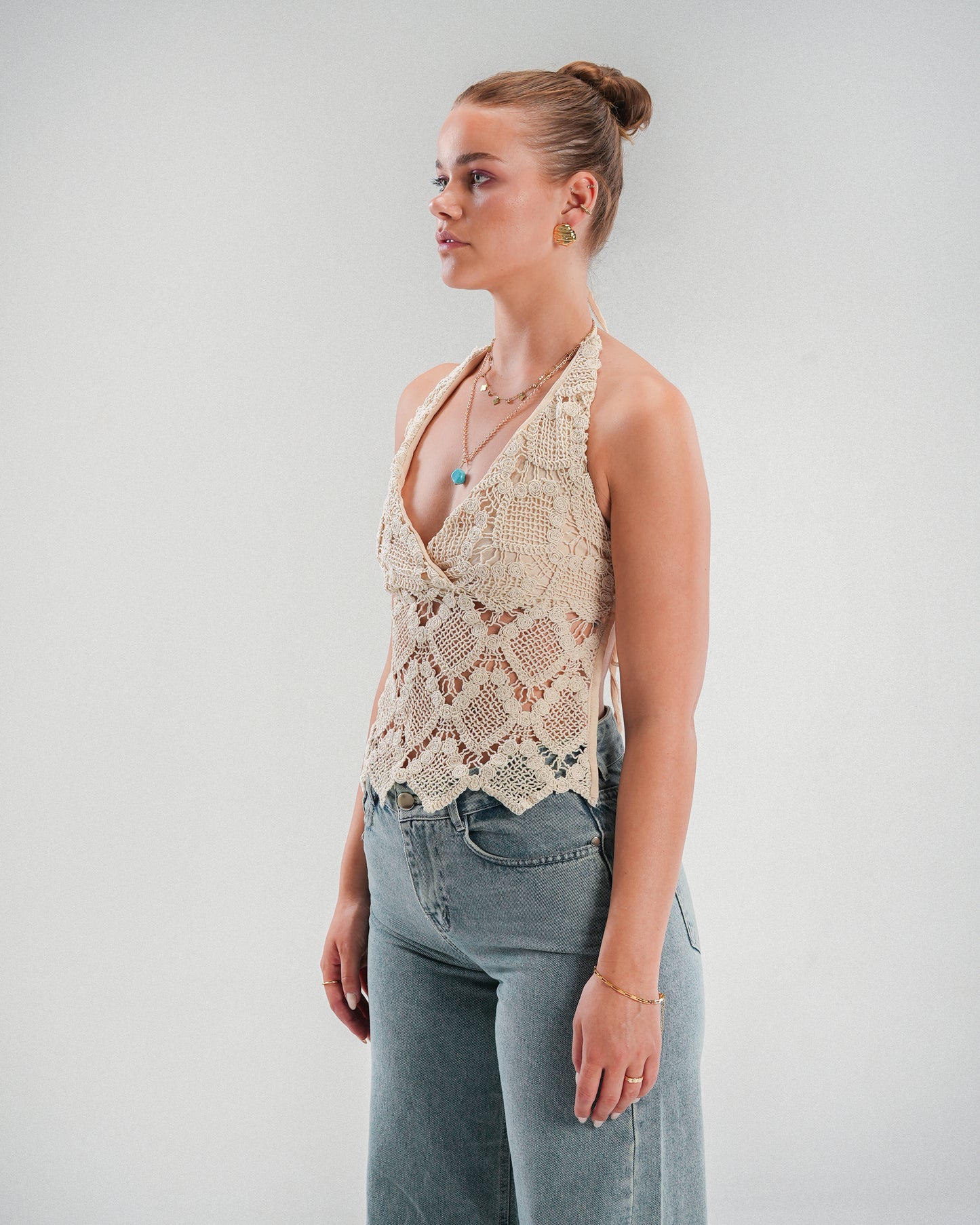 Crochet Top With Thin Straps