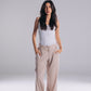 Double Waisted Pants in Beige