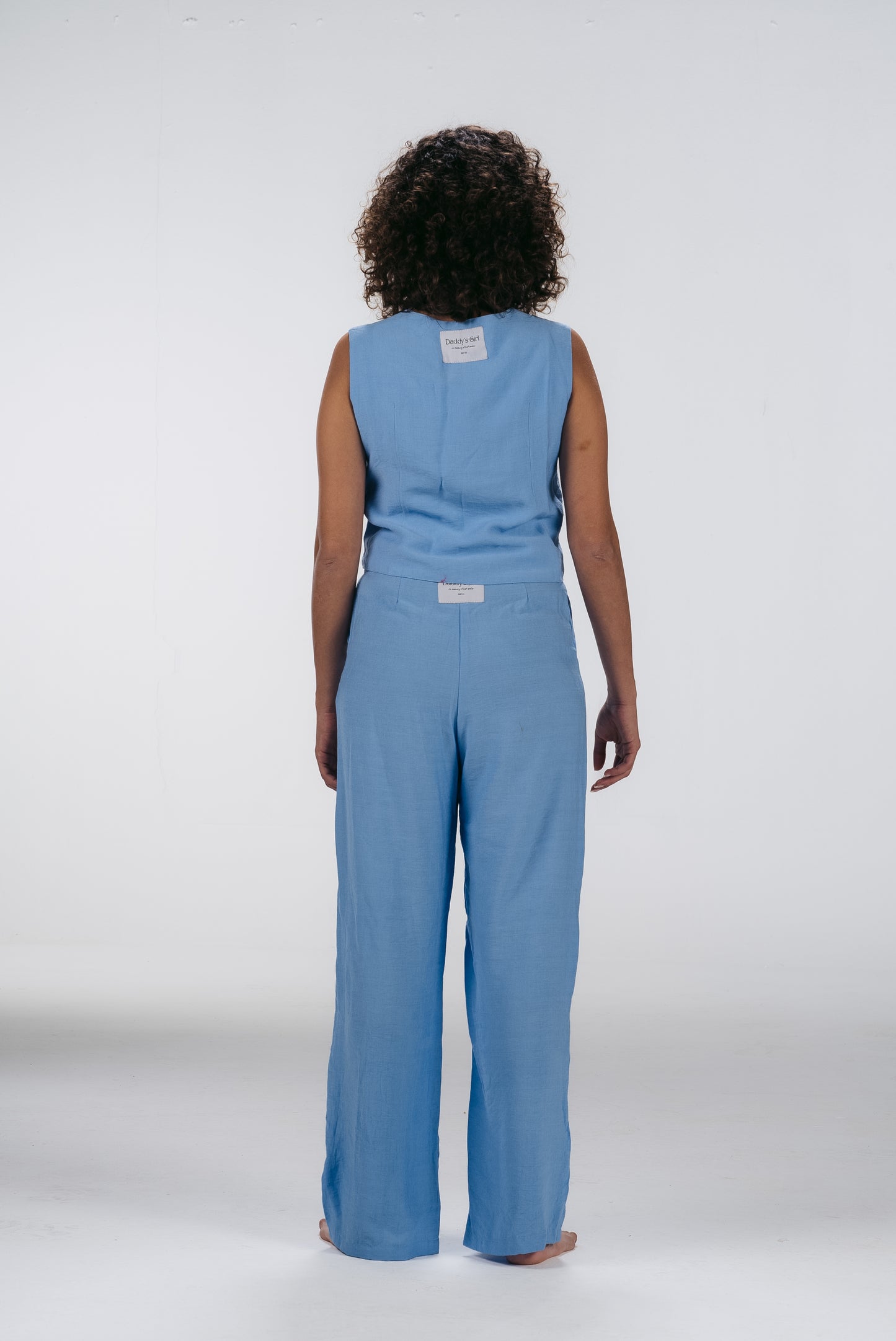 Blue Sleeveless Vest