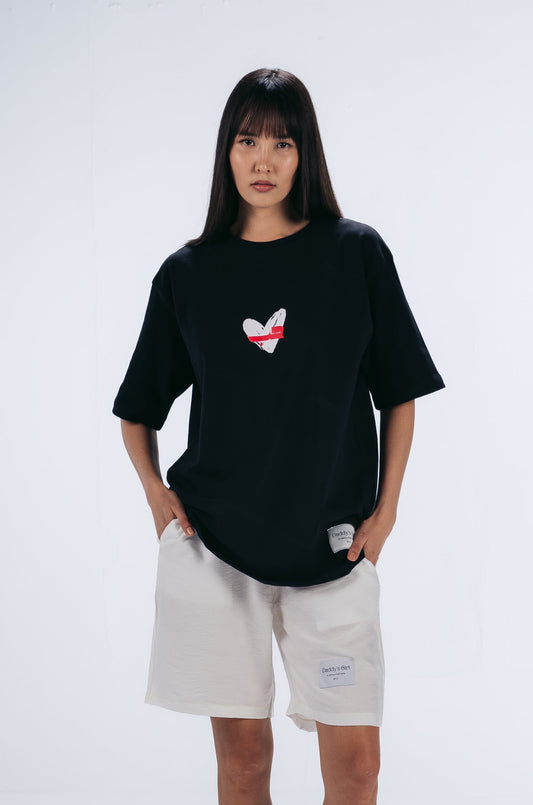 "Things I love" T-shirt in Black