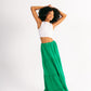 Embroidery Maxi Skirt in Green