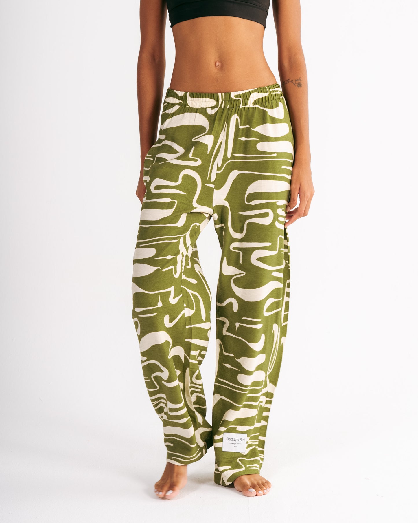 Printed Straight Fit Pants