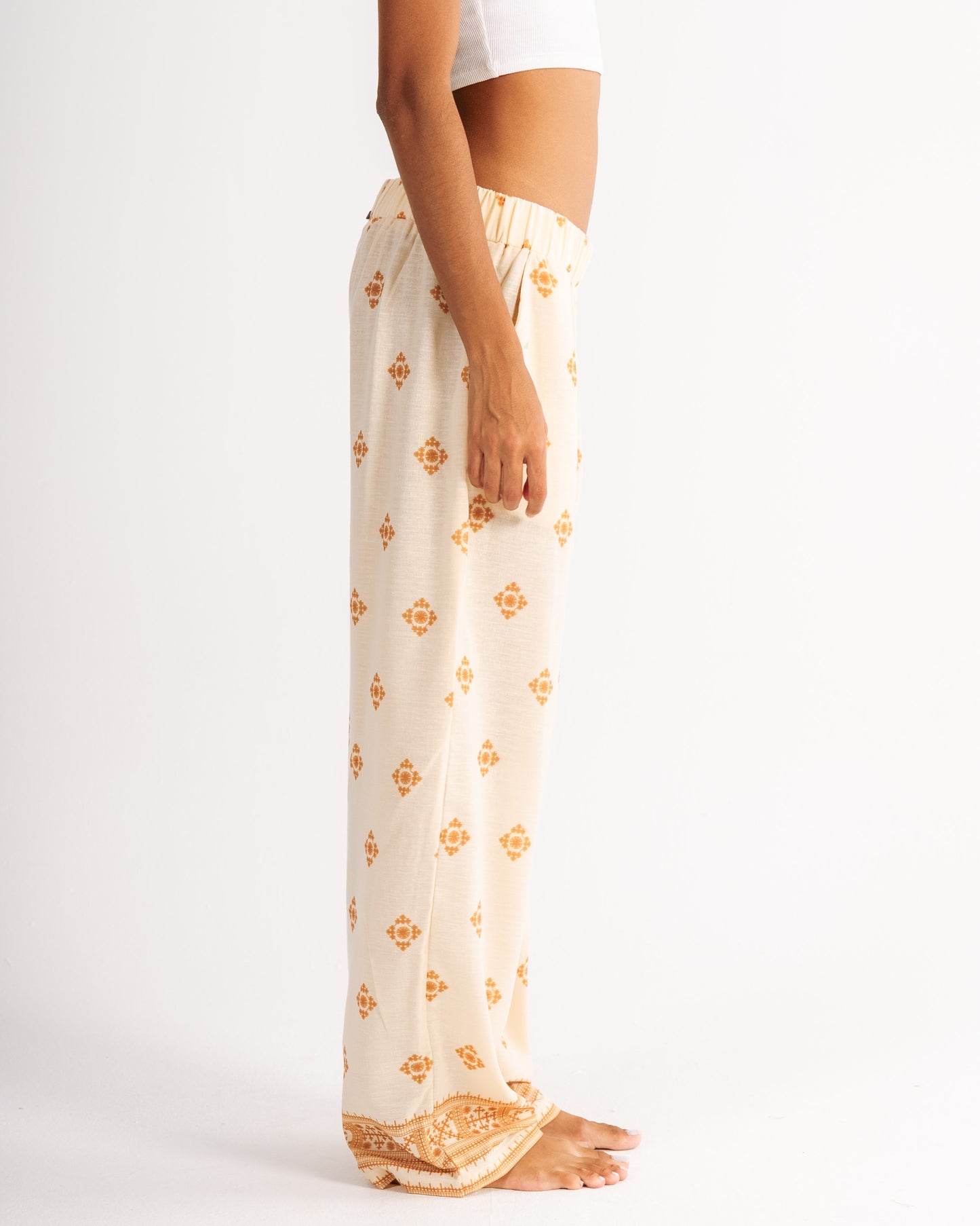 Pattern Print Pants