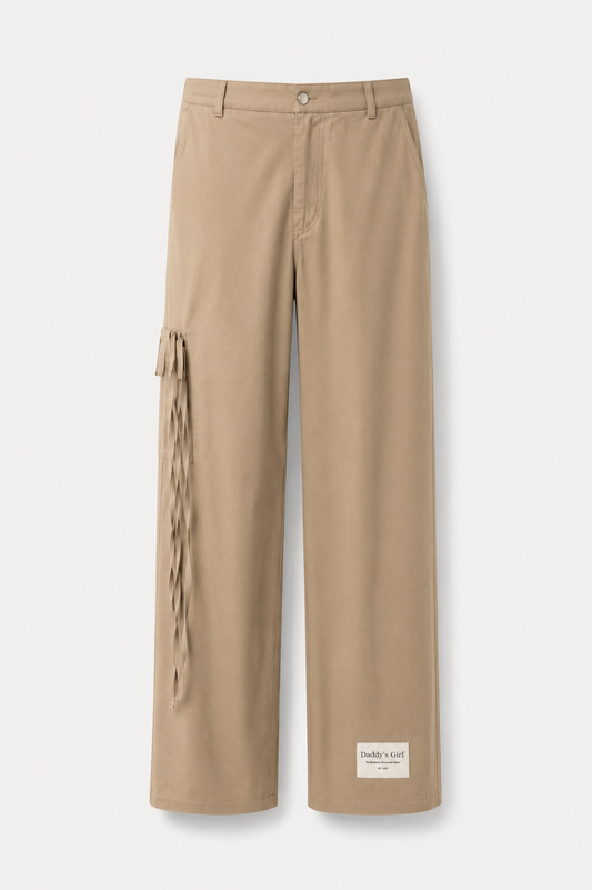 Mid-Waist Cargo Troussers