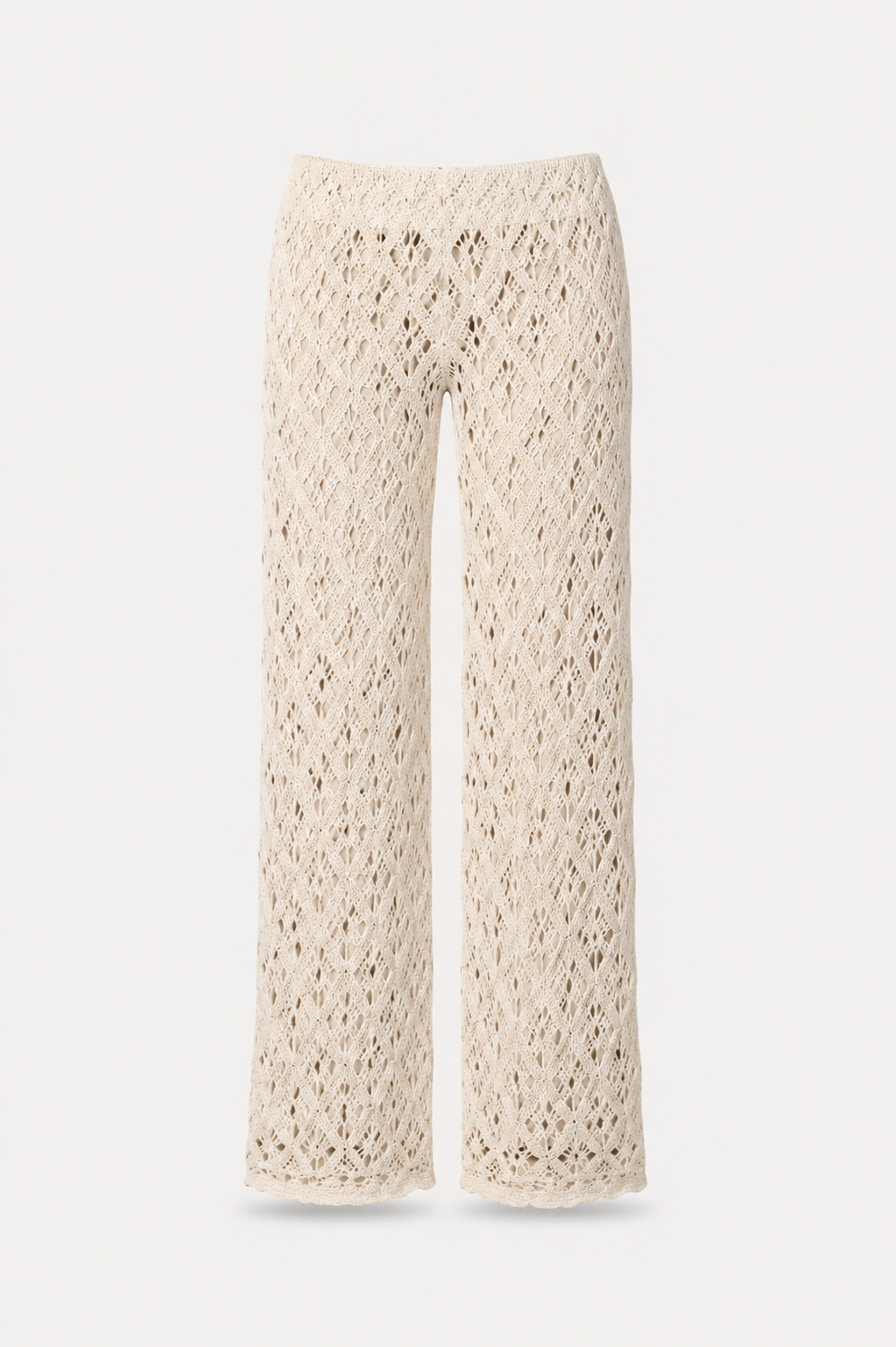Crochet Wide-Leg Pants
