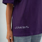 “Bent Abouha” T-shirt in purple