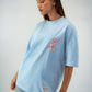 “Daddy’s Girl Back” T-shirt in Blue