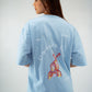 “Daddy’s Girl Back” T-shirt in Blue