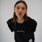 “Bent Abouha” T-shirt in Black