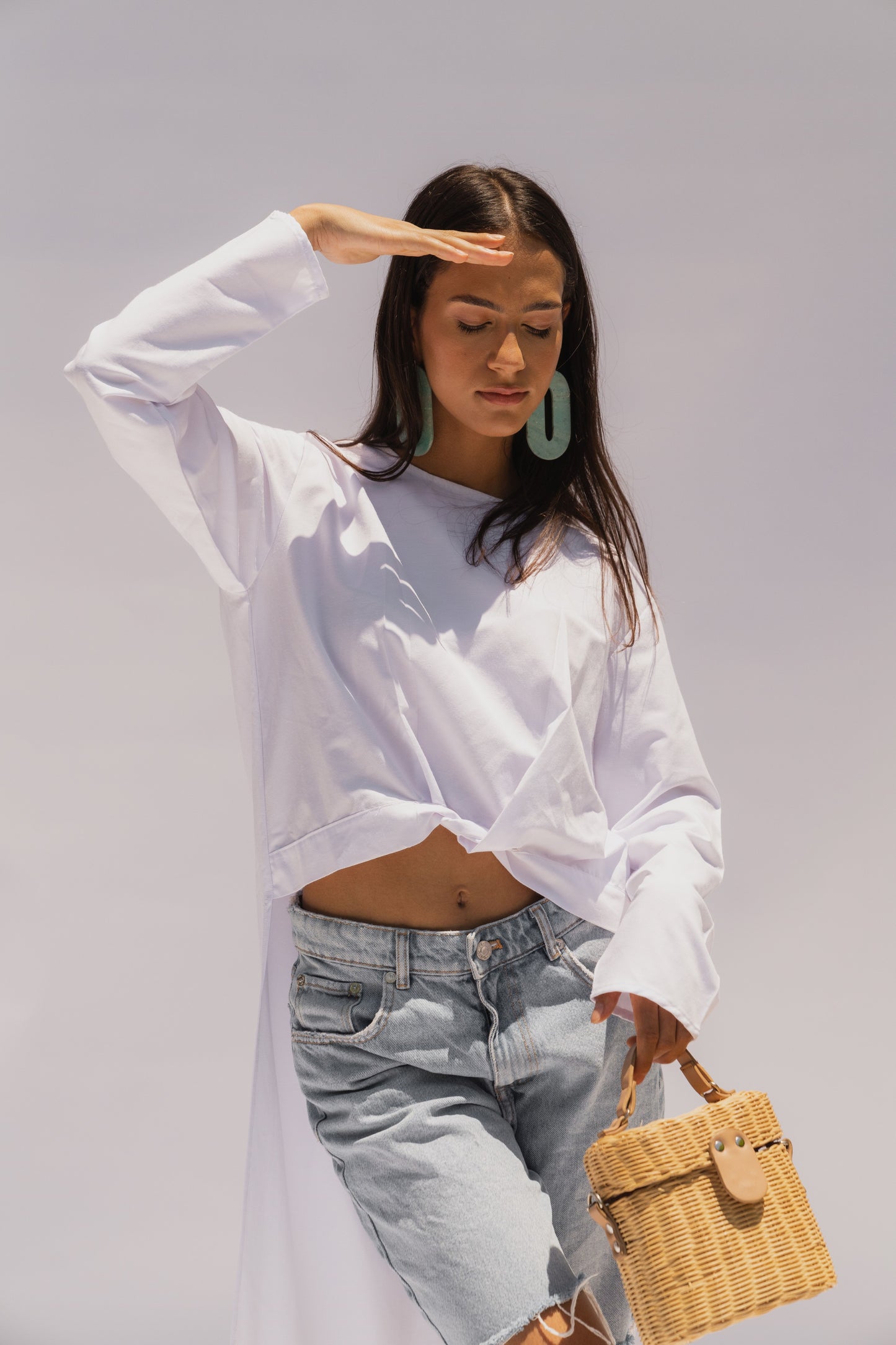 High low  Poplin Top