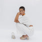 Short-Sleeve Linen Shirt in White
